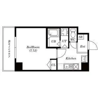 MTビルディング【0801号室】の間取り