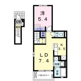 シュティル【2階】の間取り