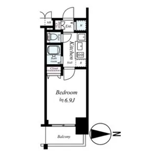 プレサンスSAKAEリバースタイル【207号室号室】の間取り