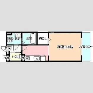 カーサタチバナ【3階】の間取り