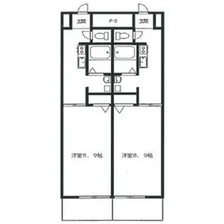 トリニティM3【2階】の間取り