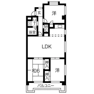 アビタマルフクII【2階】の間取り