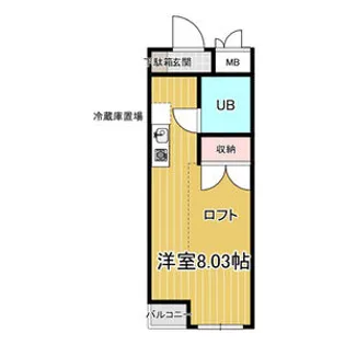 ESPACE A(エスパス アー)【410号室】の間取り
