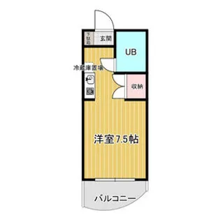ESPACE A(エスパス アー)【201号室】の間取り