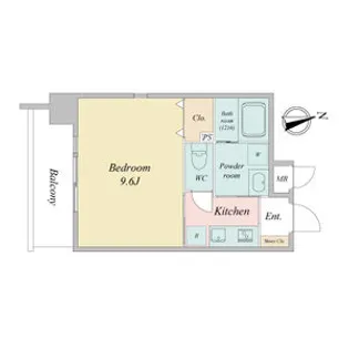 BERG大須【0401号室】の間取り