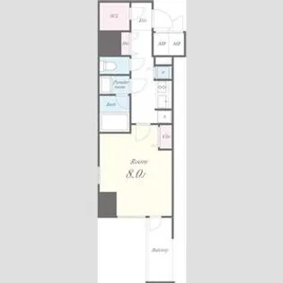 セイワパレス丸の内駅前プレミア【7階】の間取り