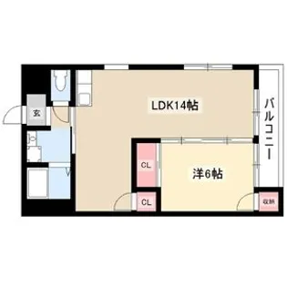 レヂデンス平和ヶ丘【201号室】の間取り