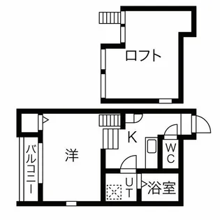 アイビー北原【203号室】の間取り