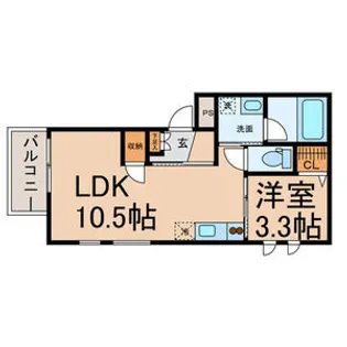Albireo【1階】の間取り