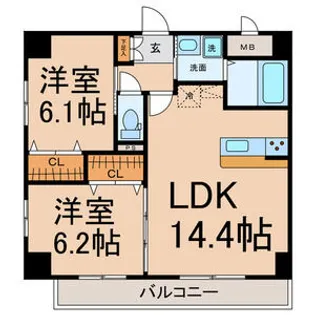 axis meisei 【9階】の間取り