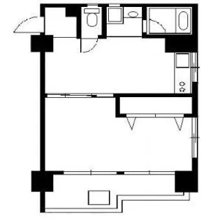 メゾン鶴舞【604(リノベ)号室】の間取り