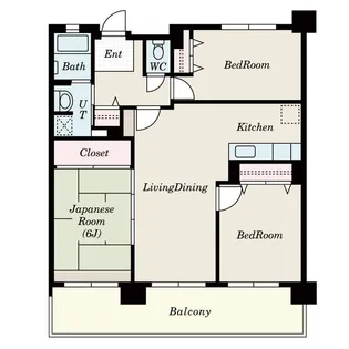 セントラル滝ノ水【3階】の間取り