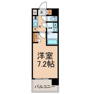 UURコート名古屋名駅【9階】の間取り