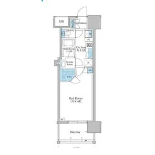ブランシエスタ泉【0306号室】の間取り