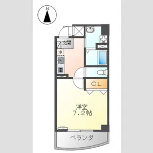 グランソレイユ【403号室】の間取り