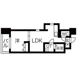 プラージュ大曽根【2A号室】の間取り