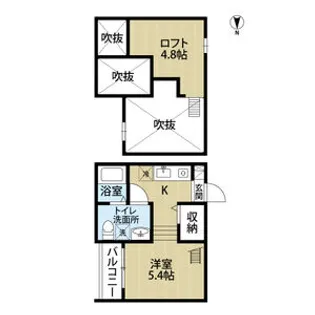 ロッカフォルテ【2階】の間取り