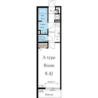 リブリ・アルバ中村公園【2階】の間取り