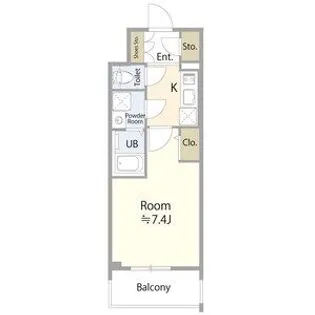 エスリード金山プルミエ【9階】の間取り