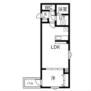 BC生駒A【3階】の間取り