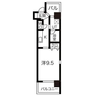 CASTELLO LUSSO【4階】の間取り