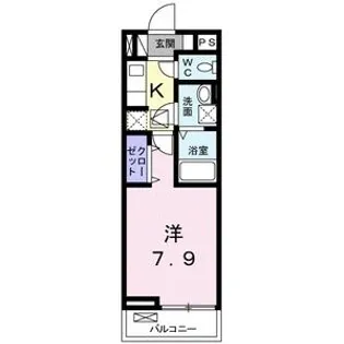 シャイン コート カミサワ【1階】の間取り