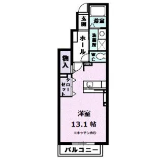 インディアンサマー【1階】の間取り