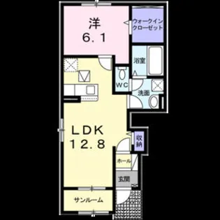 BLOSSOM(ブロッサム)【1階】の間取り