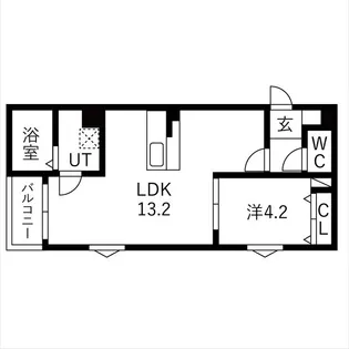NAGOYA the NORTHGATE【102号室】の間取り