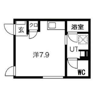 プリシェール杉栄【102号室】の間取り