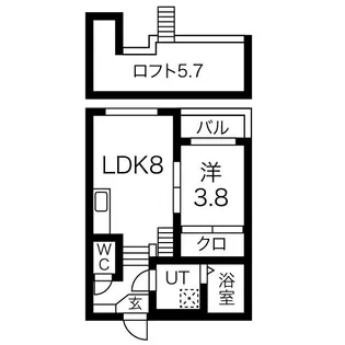 BRIX【101号室】の間取り