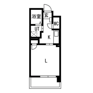 KマンションつるまいⅡ【2階】の間取り