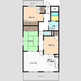 第3光ハイツ【00101号室】の間取り