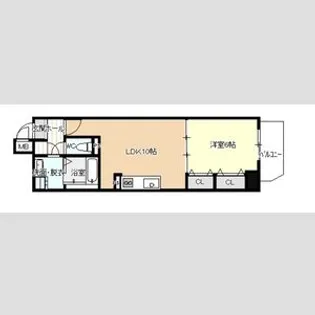 ラ・メゾン輝【4階】の間取り