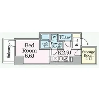 E-city大須【7階】の間取り