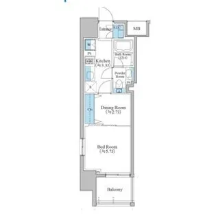 ブランシエスタ泉【5階】の間取り