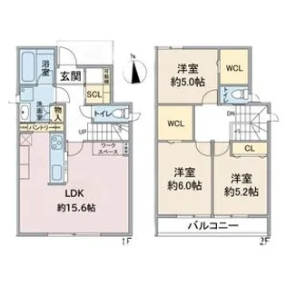 愛知県名古屋市守山区吉根1丁目【一戸建】の間取り