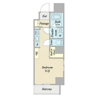 L’Allure(ラリュール)【0903号室】の間取り