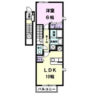 リポーザ【2階】の間取り