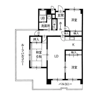 エスポワール尾崎【702号室】の間取り