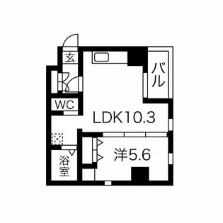 サンエスケーイワタ丸の内【503号室】の間取り