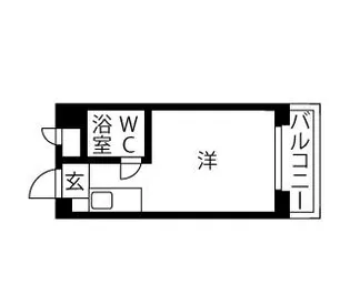 プレスイン正木【2B号室】の間取り