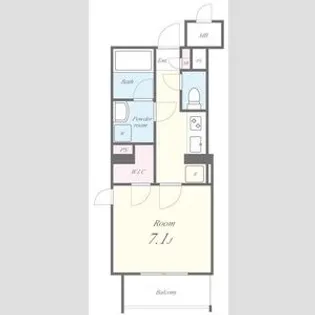 ラ ルーチェ川名【1階】の間取り