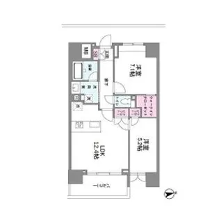 シーズンフラッツ今池NORTH【0401号室】の間取り