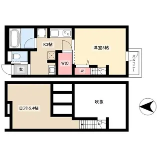 SuccessⅤ(サクセスファイブ)【3階】の間取り