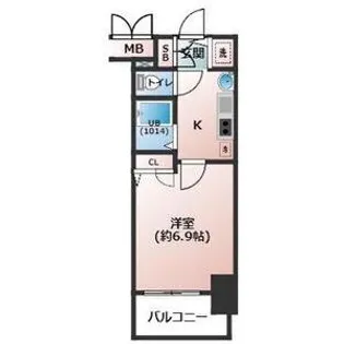 プレサンスSAKAEリバースタイル【3階】の間取り