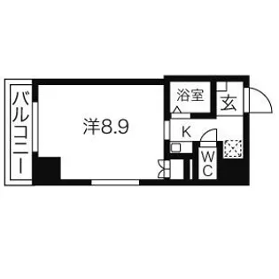 ドール久屋通【906号室】の間取り