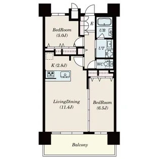 S-RESIDENCE本郷Ⅱ【9階】の間取り