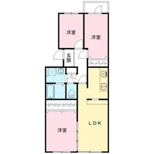 第六サンハイツ大森【403号室号室】の間取り