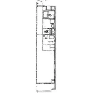 ミレニアム八田【1階】の間取り
